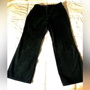 Liz Claiborne Black corduroy, 12, women